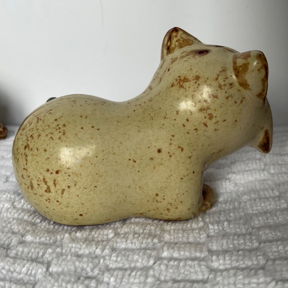 Vintage Redware Pottery - Playful Kittens - Salt and Pepper Shakers - Picture 14 of 16